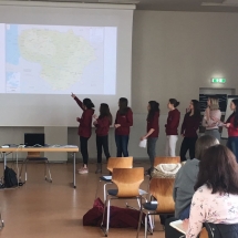 Erste Impressionen von der SchulBrücke Europa in Greifswald (Foto: M. Angert)