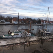 Erste Impressionen von der SchulBrücke Europa in Greifswald (Foto: M. Angert)