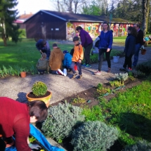 Schulgartenerweiterung (Foto: R. Lendraitis)