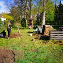 Schulgartenerweiterung (Foto: R. Lendraitis)