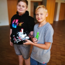 „Lego-Mindstorms“ robotų kova (Foto: R. Lendraitis)