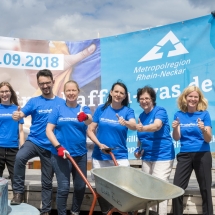 Sei.Da.Bei: "Wir schaffen was – Freiwilligentag 2018 Metropolregion Rhein-Neckar" (Foto: MRN GmbH Tobias Schwerdt)