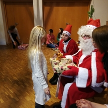 Kalėdų senelis šeštadieninėje mokyklėlėje (Foto: R. Lendraitis)