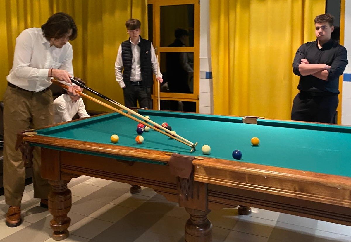 Biliardo turnyras ,,V–16“ taurei laimėti