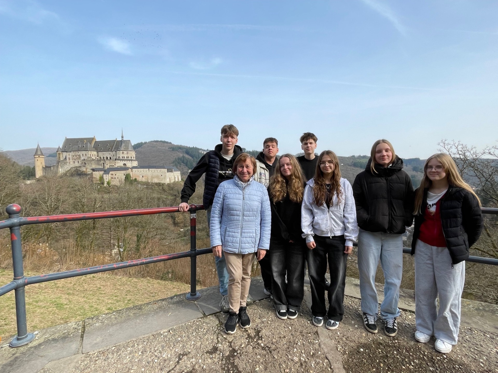 Vasario 16-osios gimnazijos ir Liuksemburgo ateitininkų susitikimas