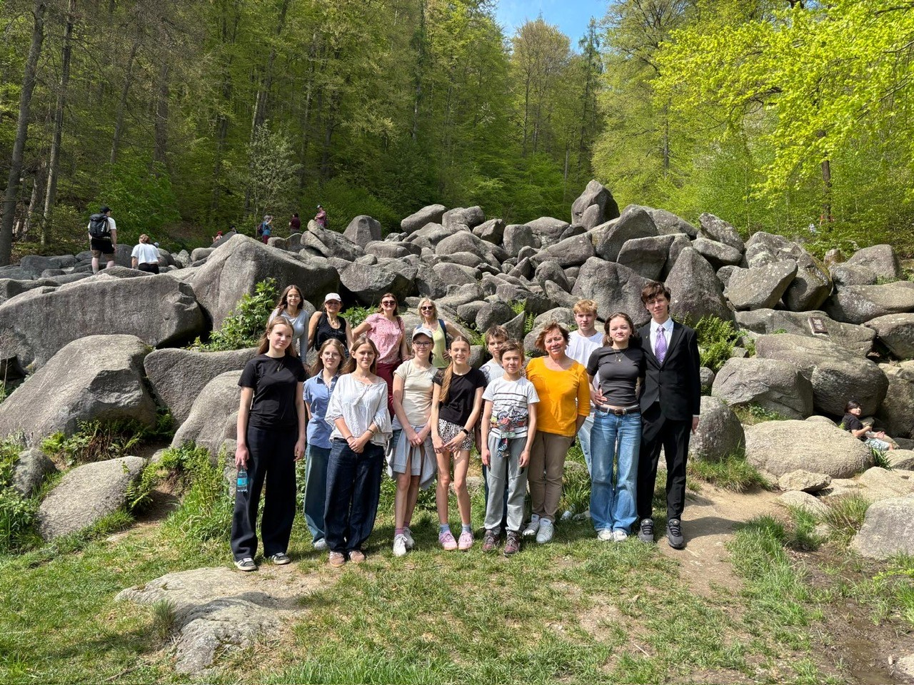 Liuksemburgo ateitininkų viešnagė gimnazijoje