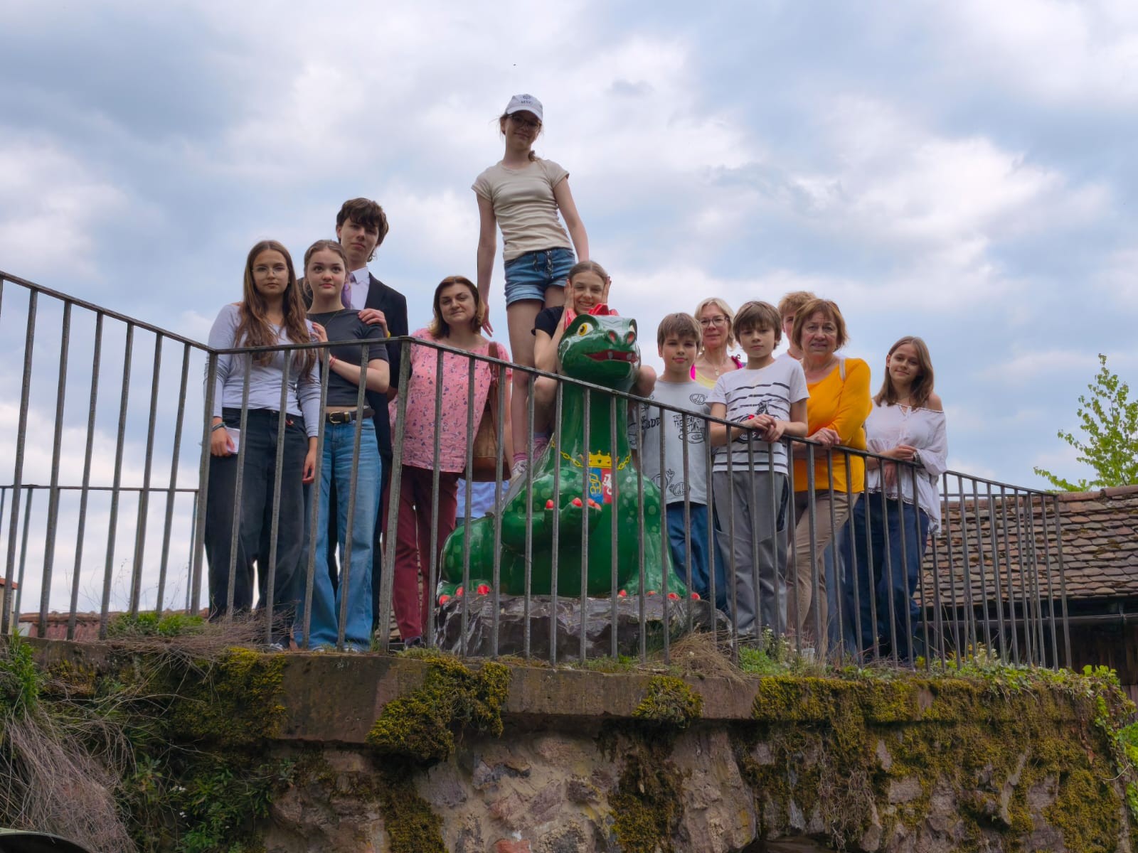 Liuksemburgo ateitininkų viešnagė gimnazijoje