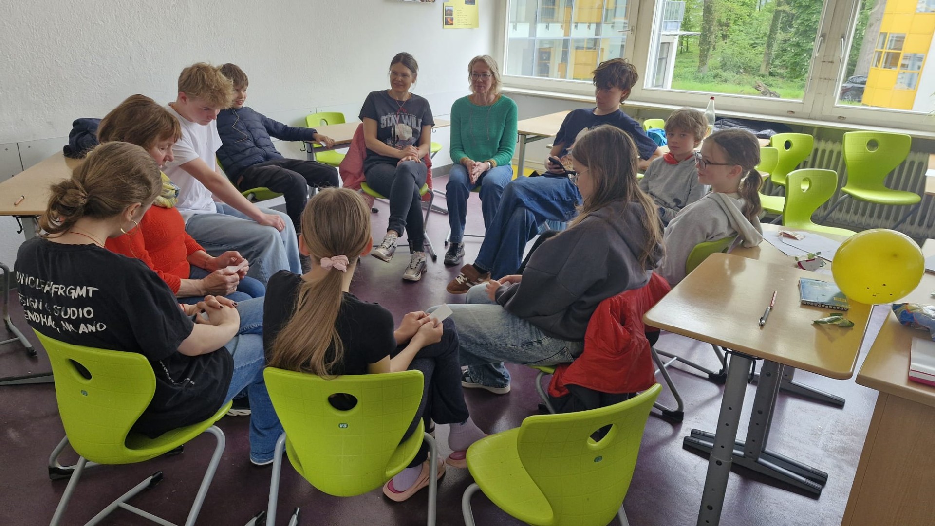 Liuksemburgo ateitininkų viešnagė gimnazijoje