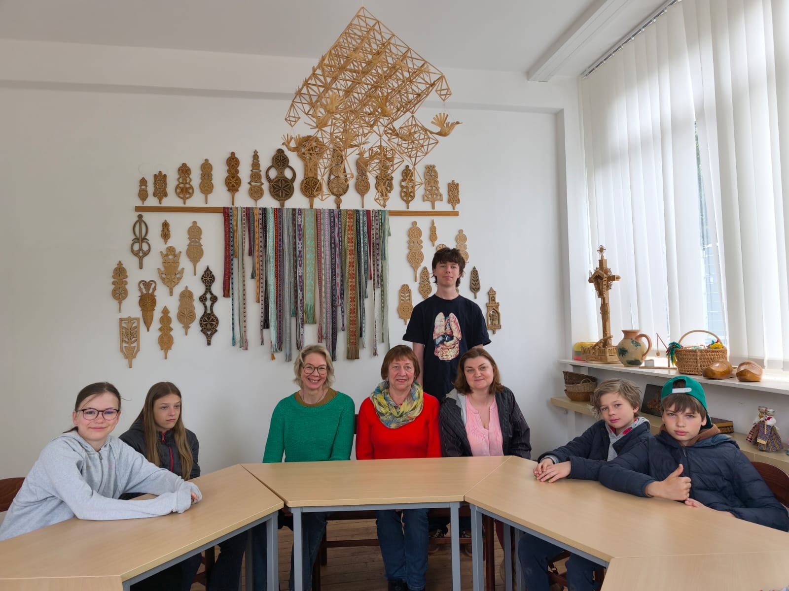 Liuksemburgo ateitininkų viešnagė gimnazijoje