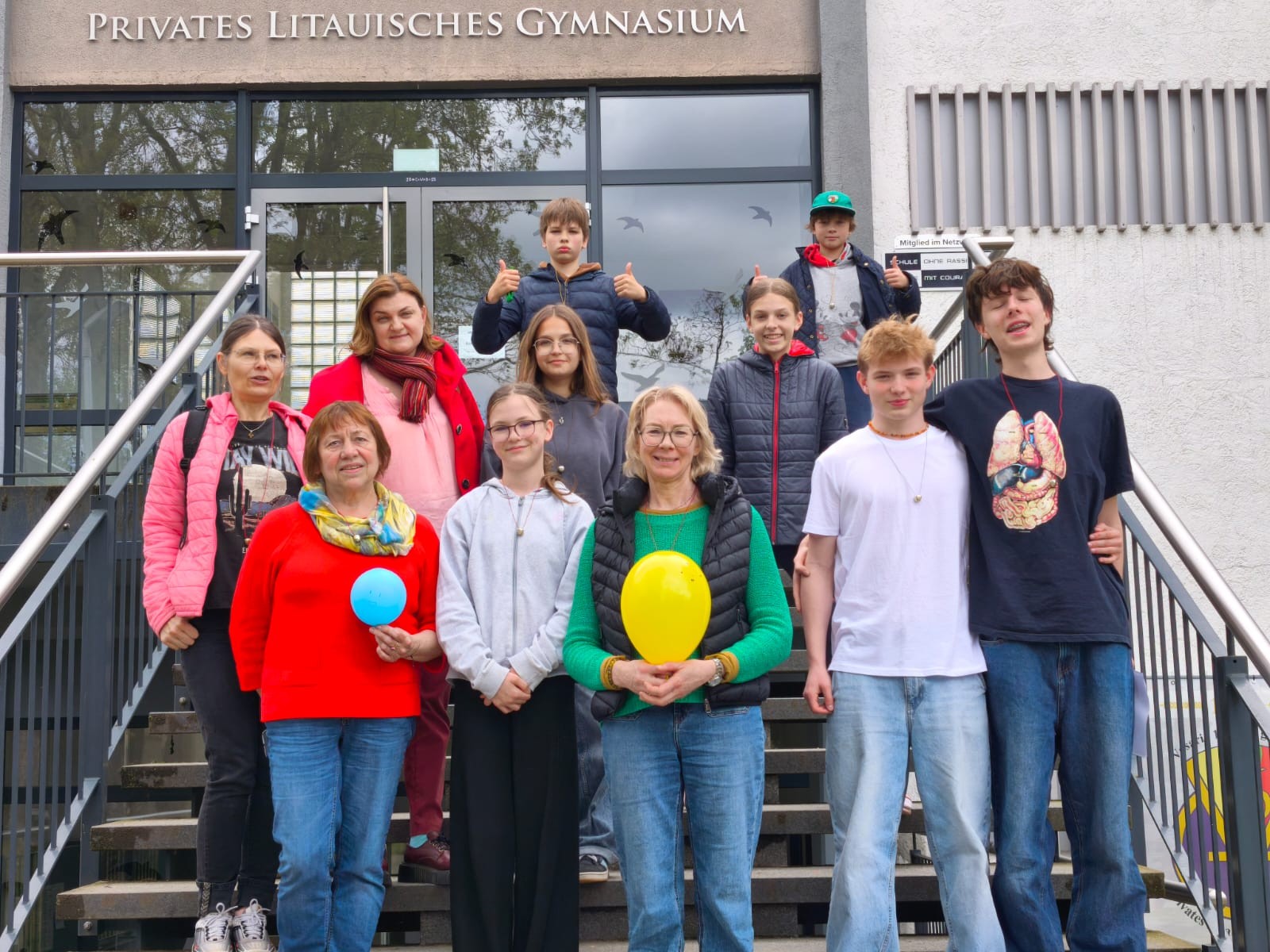 Liuksemburgo ateitininkų viešnagė gimnazijoje