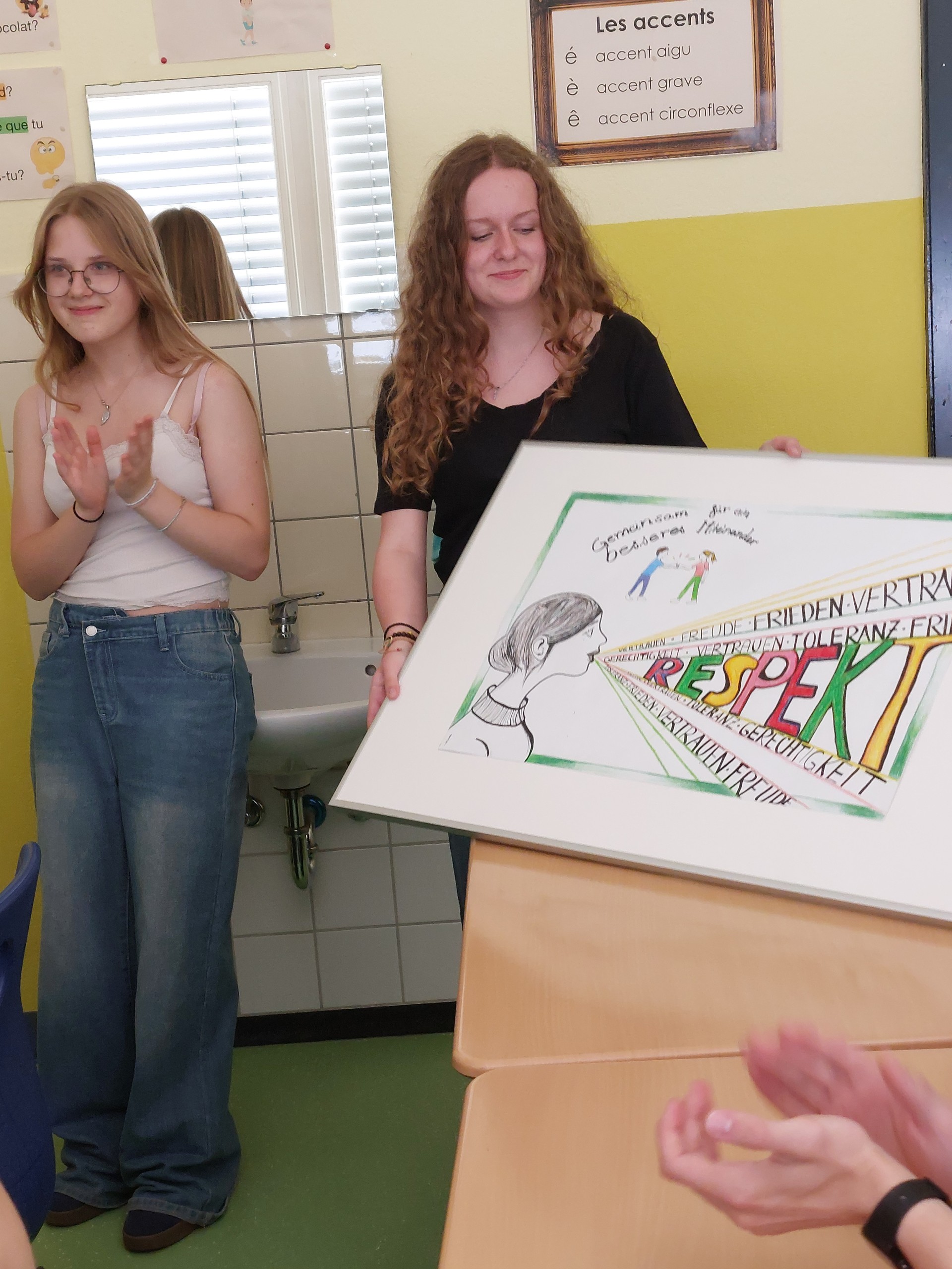 73-ojo Europos konkurso apdovanojimų įteikimo ceremonija Vasario 16-osios gimnazijoje