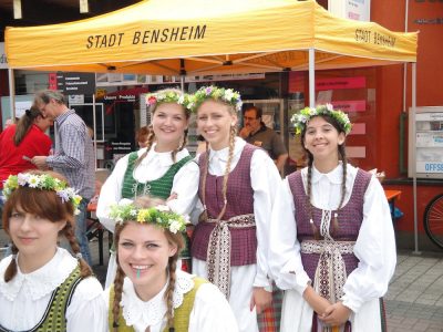 Gimnazistai tarptautiniame kultūrų festivalyje Bensheime
