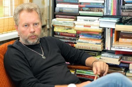 Treffen mit dem Schriftsteller Herkus Kunčius