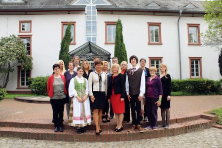 Hesseno žemės Europos ministrės Lucia Puttrich vizitas Vasario 16-osios gimnazijoje