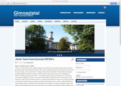 Alumni-Portal des Litauischen Gymnasiums „gimnazistai.de“ ist online!