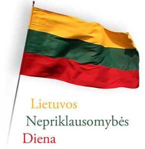 Kvietimas į Lietuvos Nepriklausomybės dienos paminėjimą