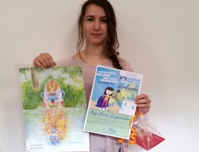 Gimnazistė – Tarptautinio jaunimo piešinių konkurso laureatė
