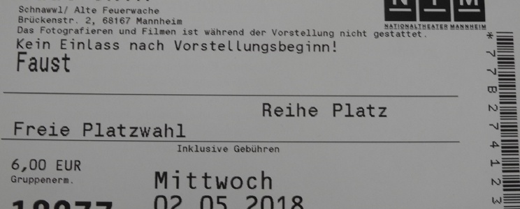 Išvyka į Manheimo nacionalinio teatro spektaklį „Faustas“