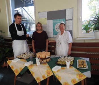 Delikates am Hessischen Tag der Schulverpflegung: Kürbiscremesuppe, Risotto mit Pilzen und Lasagne mit Spinat