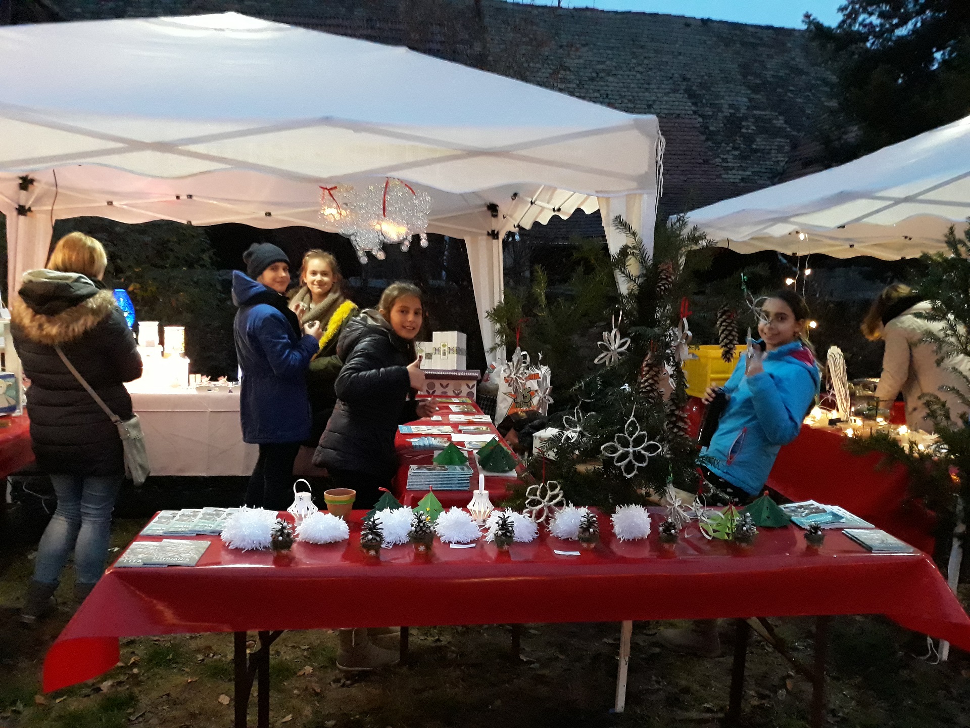 Auf dem Weihnachtsmarkt in Hofheim