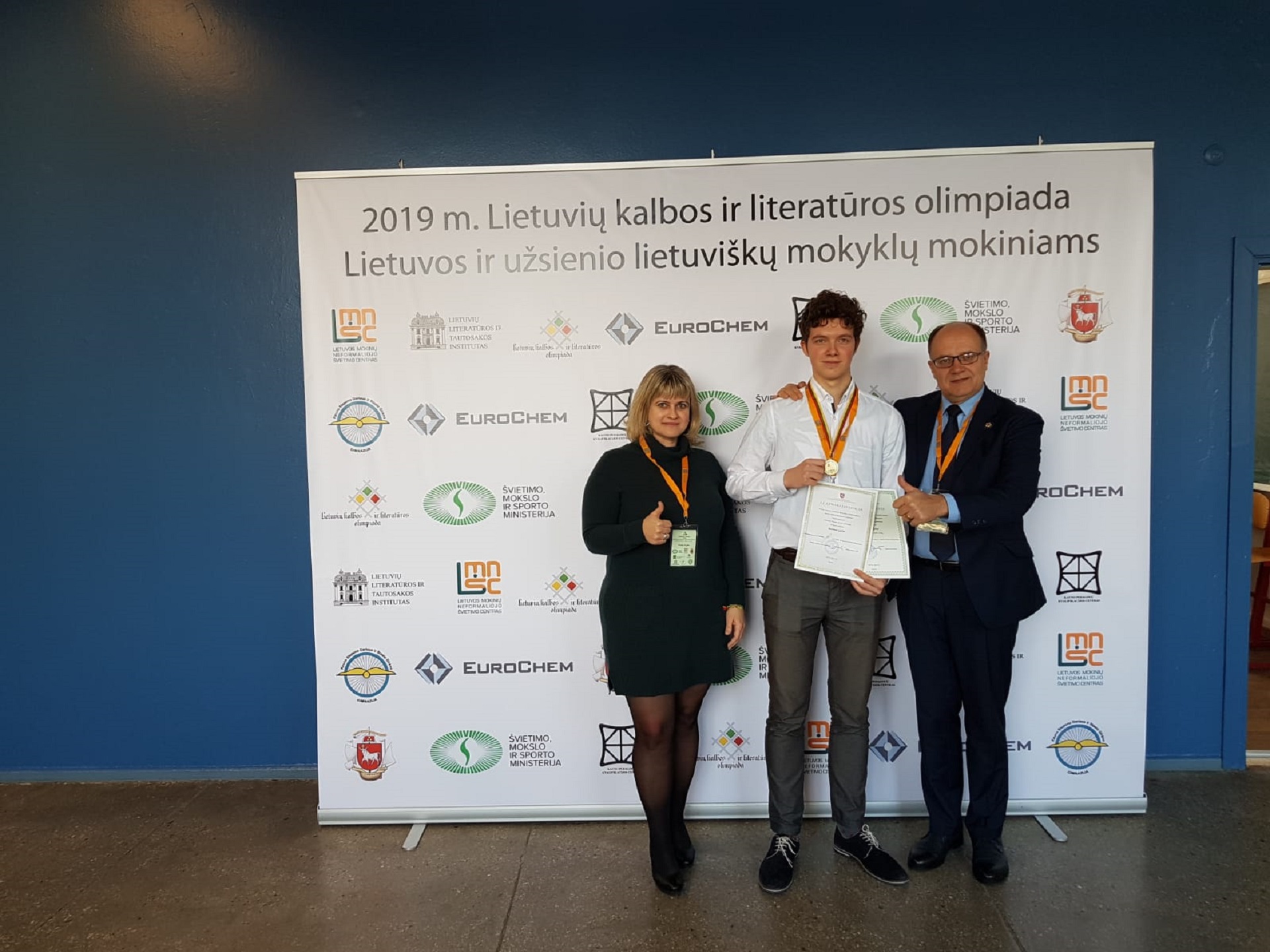 Mūsų gimnazistas – Lietuvių kalbos ir literatūros olimpiados nugalėtojas!