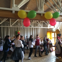 Vilniaus Universiteto liaudiškos muzikos ansamblio „Jaunimėlis“ viešnagė (Foto: E. Jankūnas)