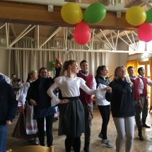 Vilniaus Universiteto liaudiškos muzikos ansamblio „Jaunimėlis“ viešnagė (Foto: E. Jankūnas)