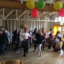 Vilniaus Universiteto liaudiškos muzikos ansamblio „Jaunimėlis“ viešnagė (Foto: E. Jankūnas)