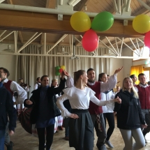 Vilniaus Universiteto liaudiškos muzikos ansamblio „Jaunimėlis“ viešnagė (Foto: E. Jankūnas)