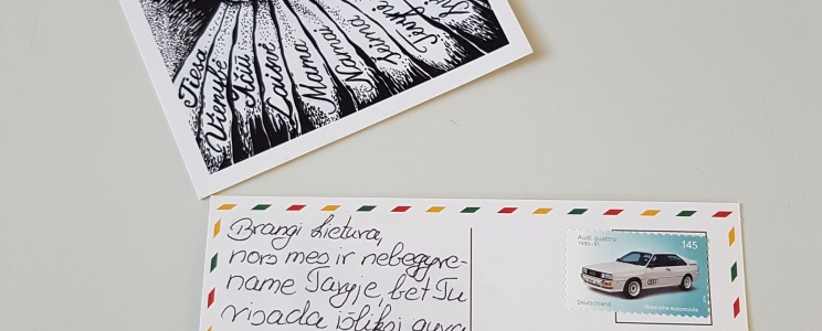 Projekt „101 Postkarten an die litauische Welt“