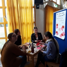 Präsentationsworkshop – „… und dann heißt es üben, üben, üben!“ (Foto: Dr. G. Hoffmann)