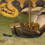 Šv. Mikalojus išgelbsti laivą nuo sudužimo. Gentile di Niccolò 1425 m.