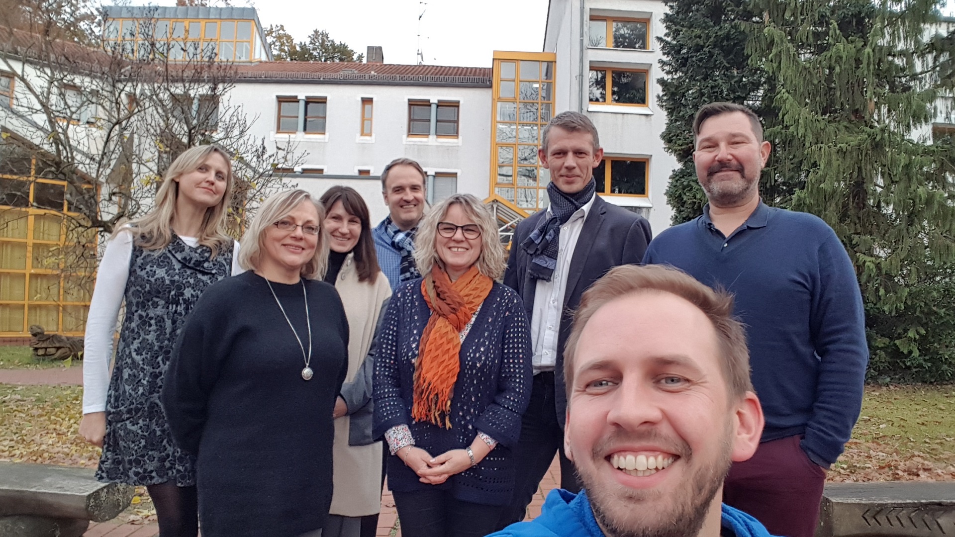 Nuotraukoje (iš kairės i dešinę): Rasa, Irena, Edita, Martin, Virginija, Mindaugas, Arunas, Aidas