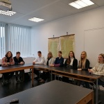 Gimnazistų išvyka į Frankfurto prie Maino Gėtės universitetą (Foto: Vaida Našlėnaitė Eberhardt)