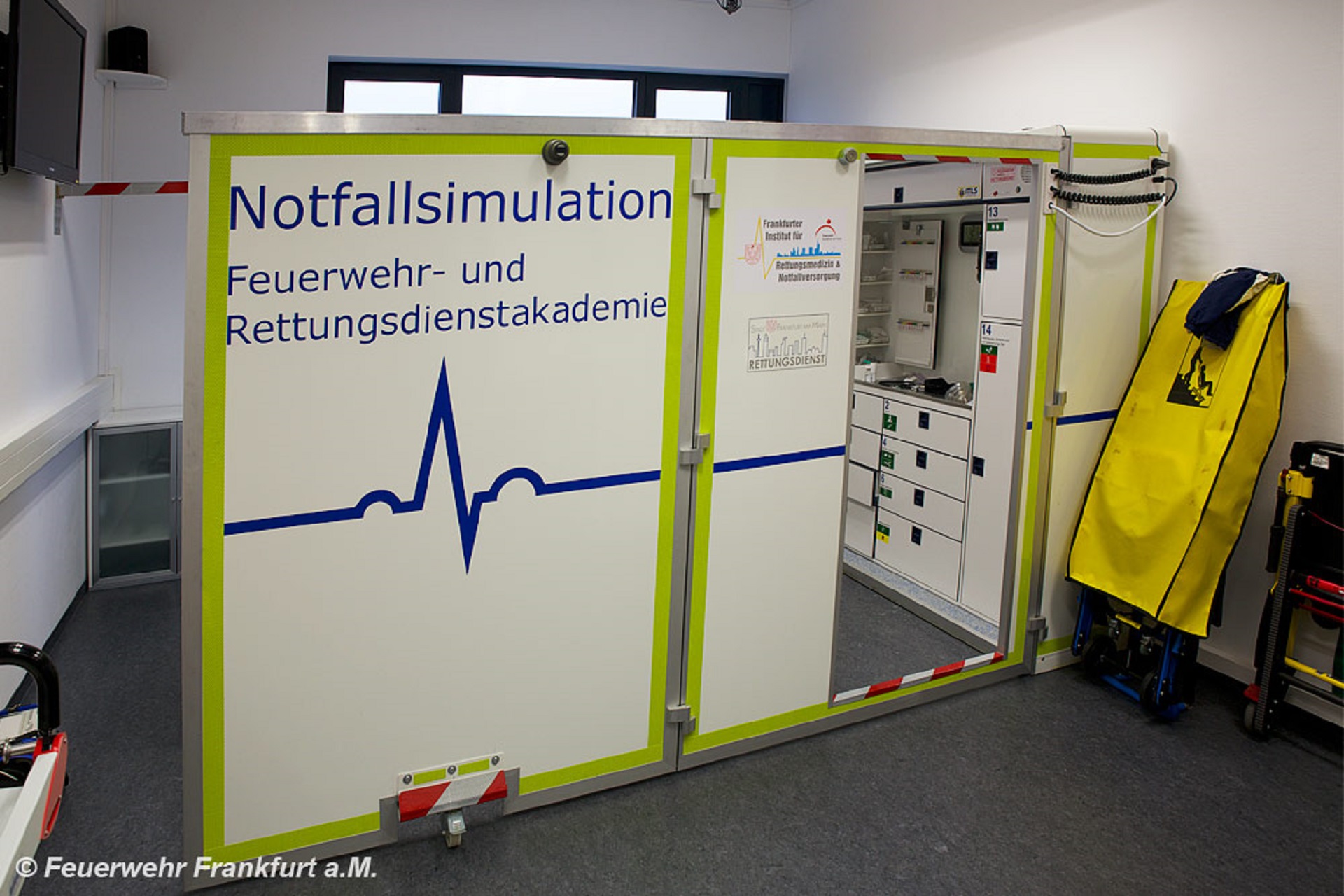 “Freiwilliges” Praktikum in der Oberstufe (Foto: Feuerwehr Frankfurt)