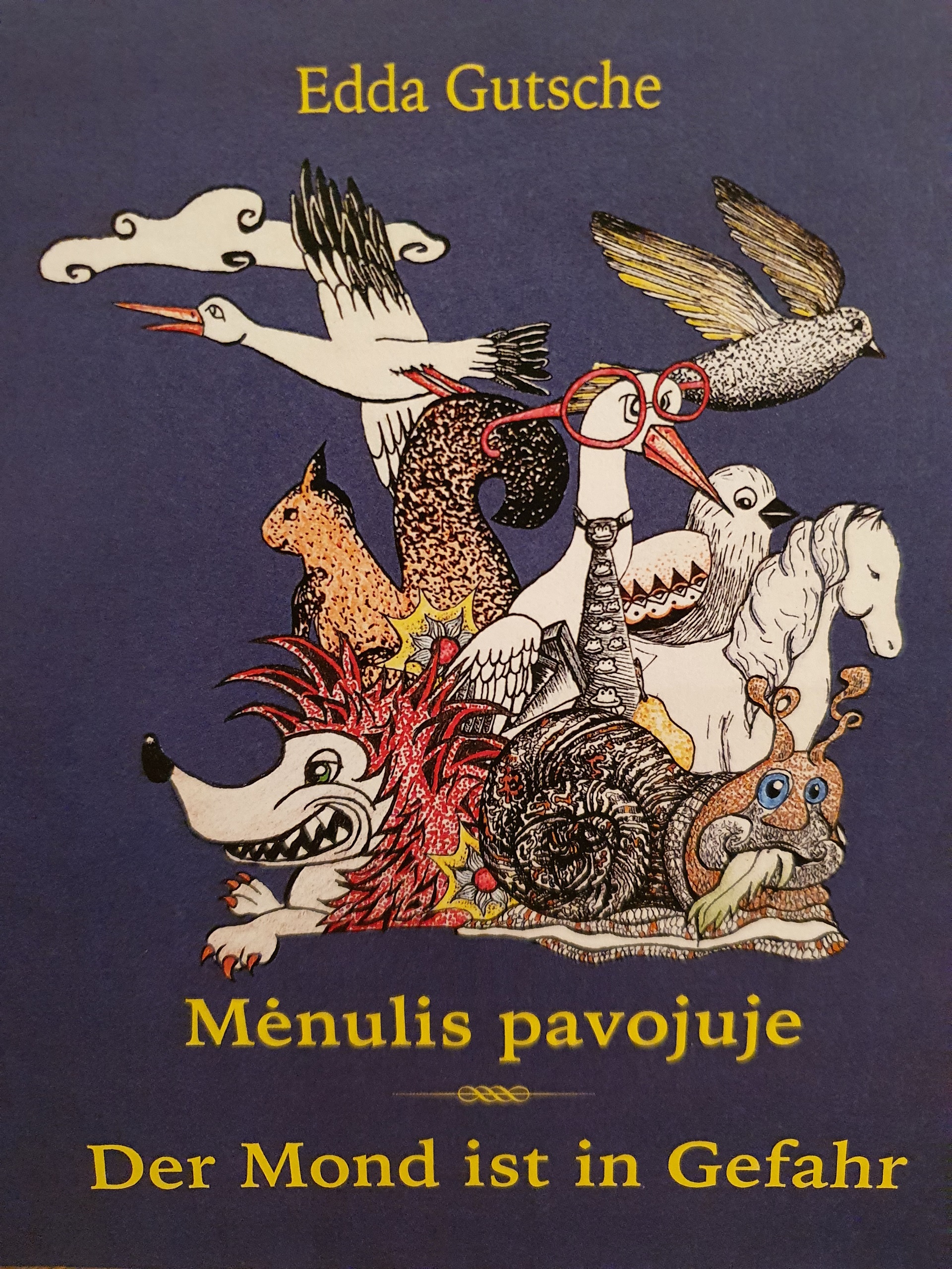 Pasakų knygos „Mėnulis pavojuje“ vertimo projektas (Foto: A. D'Elia)