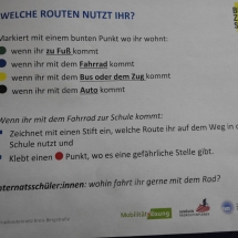 Projekt Schülerradroutennetz mit dem den Kreis Bergstraße (Foto: Dr. G. Hoffmann)