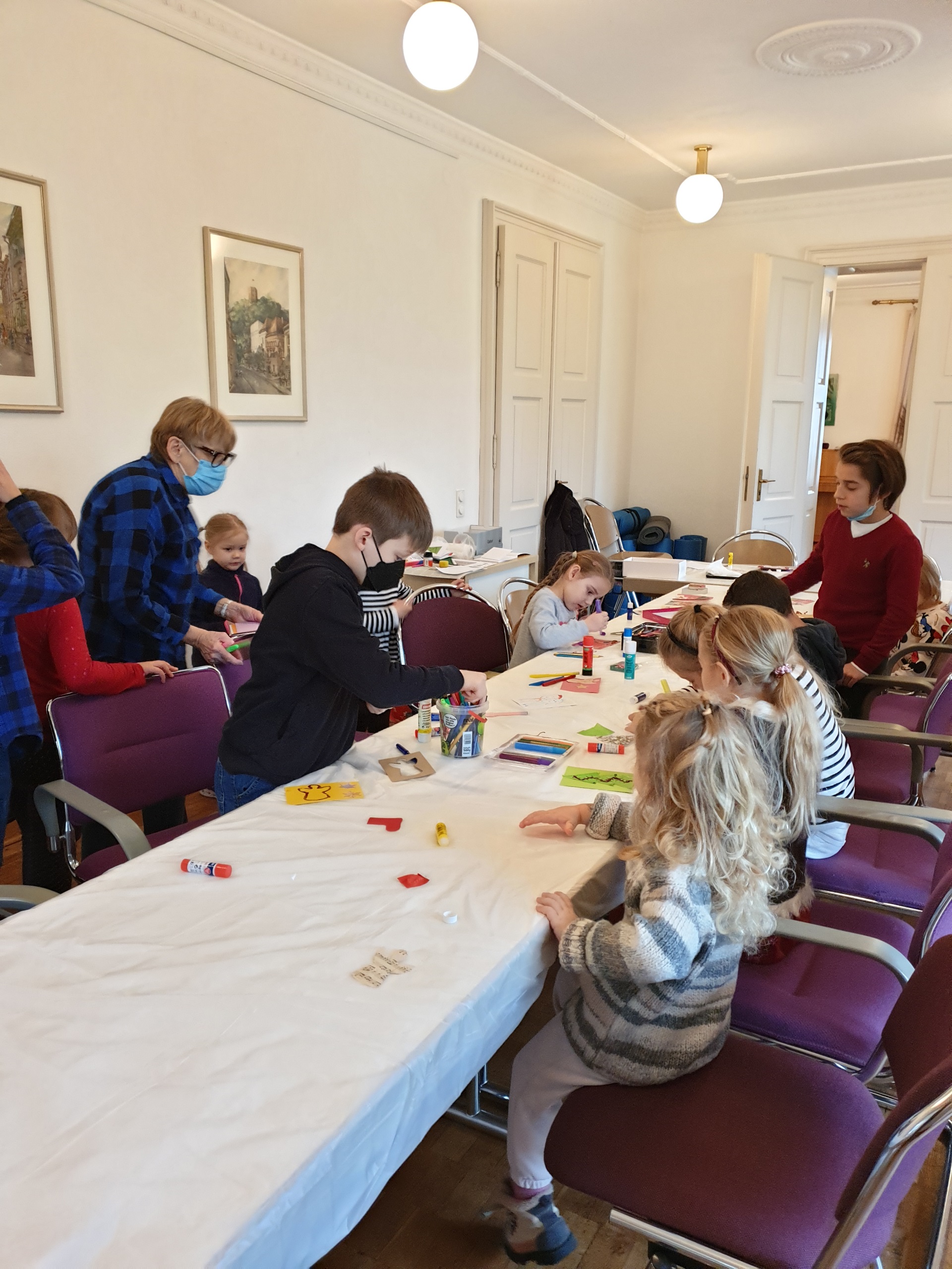 Workshop mit Künstlerin Jūratė Batura Lemle in der Samstagsschule