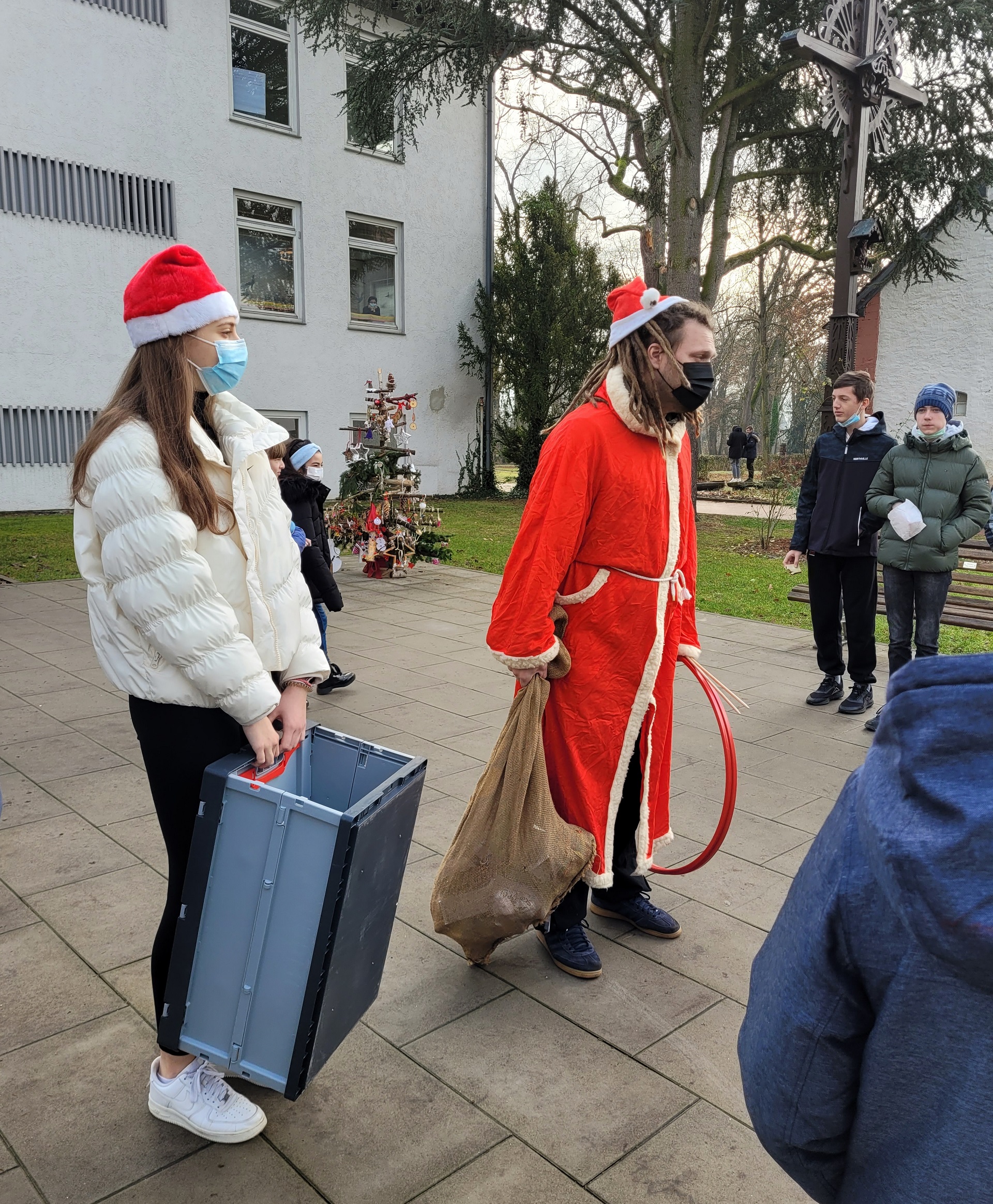 Weihnachtsmannaktion (Foto: M. Ruschau)