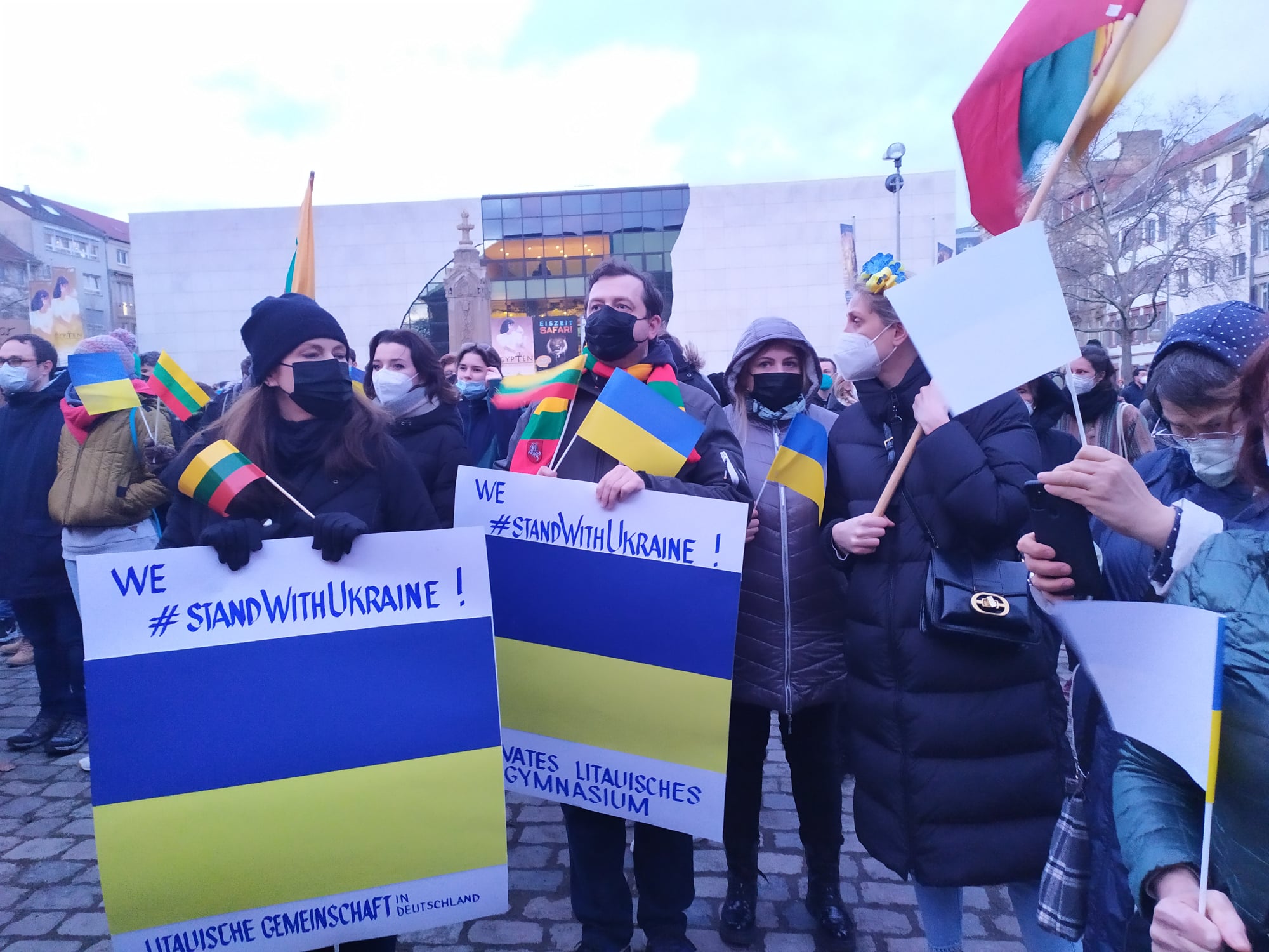 Solidarität mit der Ukraine in Mannheim