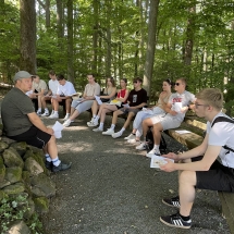 Katalikiško jaunimo grupės stovykla „Blogį nugalėk gerumu“ (Foto: D. Kriščiūnienė)