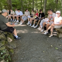 Katalikiško jaunimo grupės stovykla „Blogį nugalėk gerumu“ (Foto: D. Kriščiūnienė)