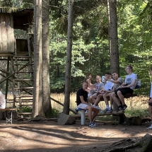 Katalikiško jaunimo grupės stovykla „Blogį nugalėk gerumu“ (Foto: D. Kriščiūnienė)