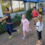 Sponsorenlauf der Klasse 5 und 6 (Foto: R. Lendraitis)