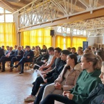 Politik aus erster Hand – litauische und deutsche Parlamentarier stellen sich den Fragen der Schüler*innen (Foto: Dr. G. Hoffmann)