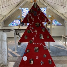 Kalėdinė eglutė Renhofo pilies koplyčioje (Foto: D. Kriščiūnienė)