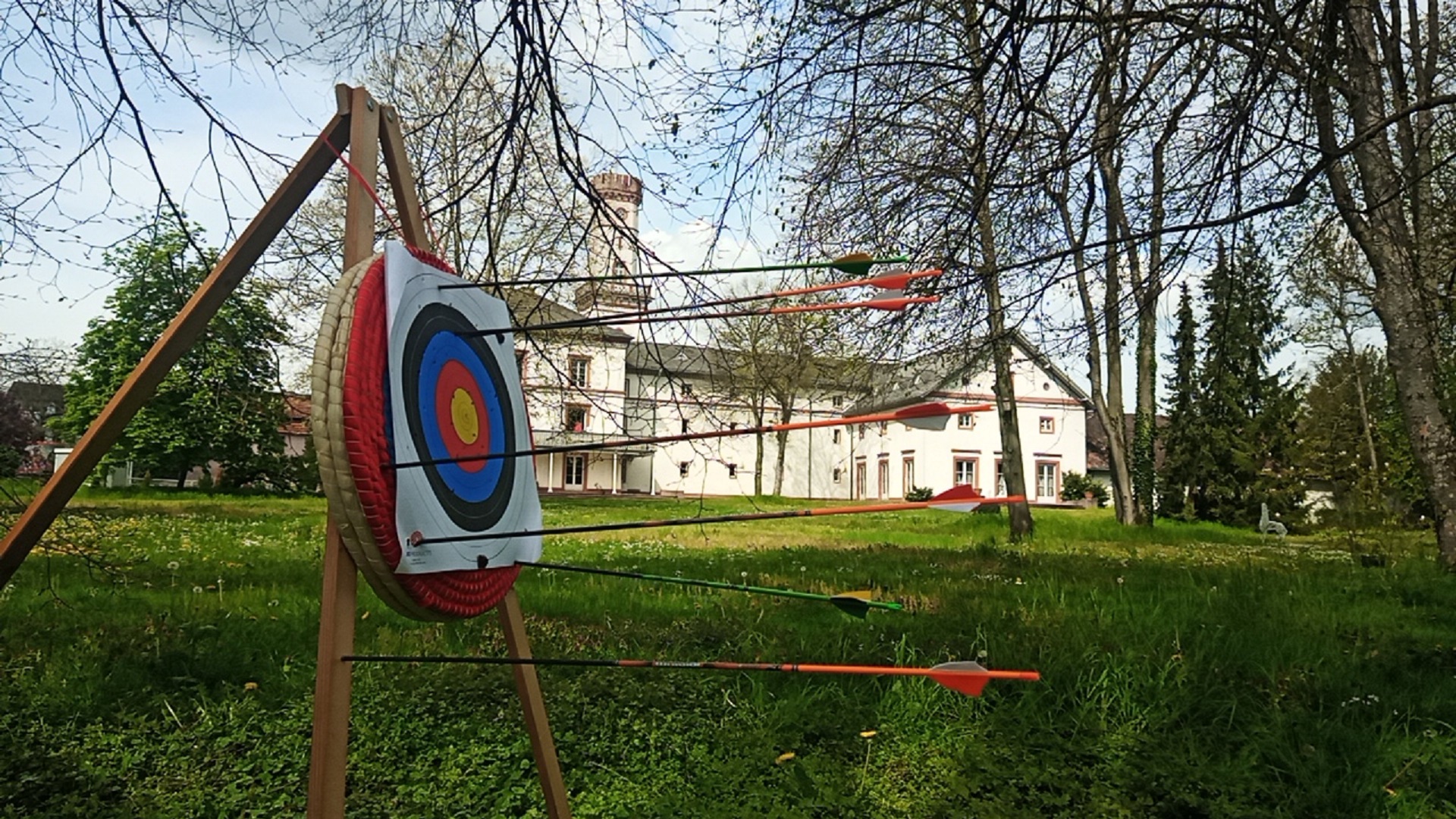 Drinnen Abitur und draußen Konzentration auf den Punkt