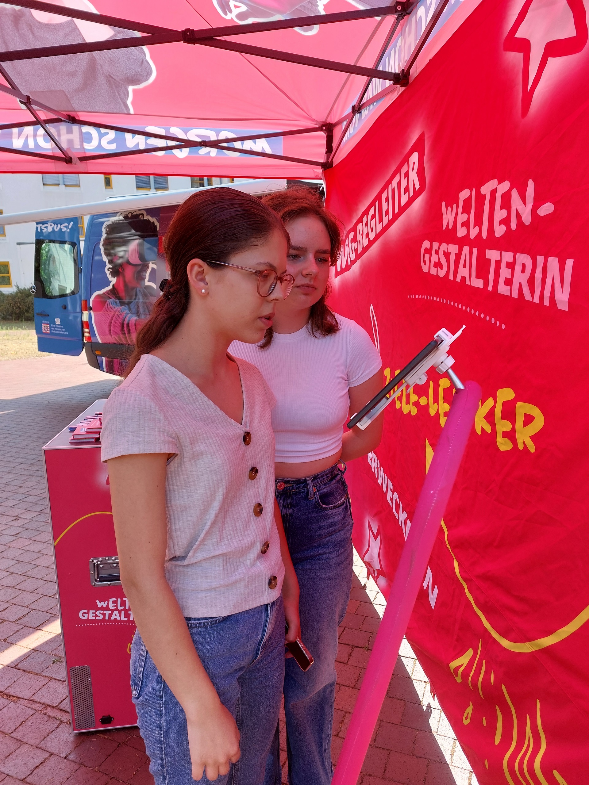 „Zukunftsbus. Werde Lehrerin oder Lehrer in Hessen“ – eine Veranstaltung im Rahmen der Beruflichen Orientierung (Foto: Dr. G. Hoffmann)