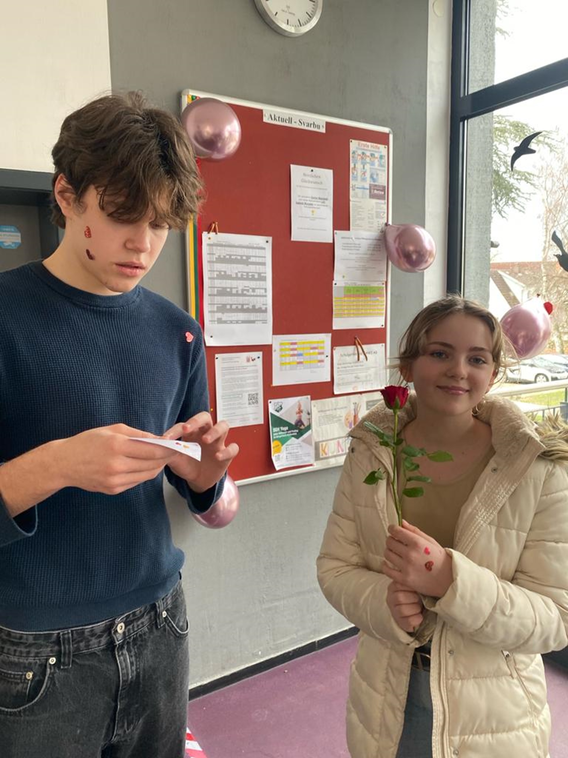 Valentinas aplankė gimnaziją (Foto: E. Jankūnas)