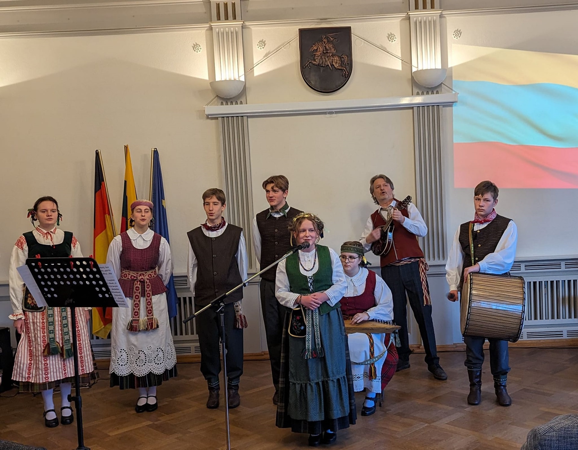 Feier zur Wiederherstellung der Unabhängigkeit der Republik Litauen 2024